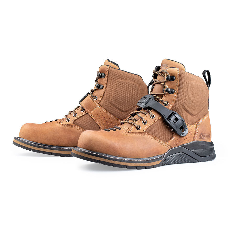 Icon Superduty6 Safety Toe Boots - Brown | Motorsport Freaks
