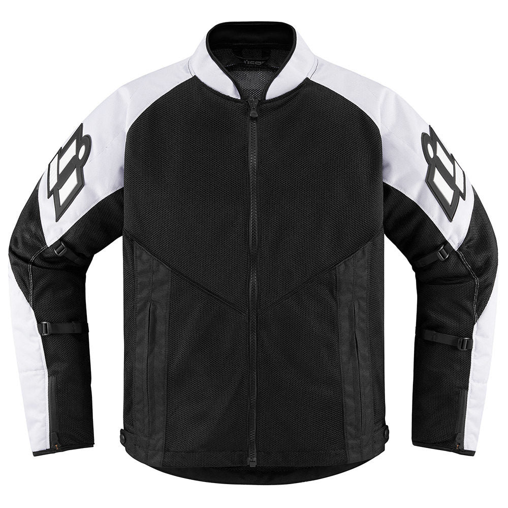 BLACK & WHITE MESH JACKET