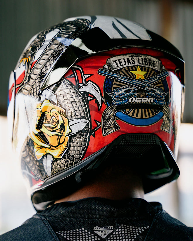 Icon Airframe Pro Helmet - Tejas Libre - Glory Icon Airframe Pro Helmet - Tejas Libre - Glory