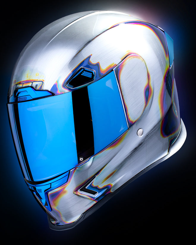 icon air helmet silver Icon Airframe Pro Helmet - Re-Entry - Silver
