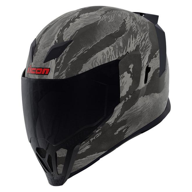 icon airflite nocturnal helmet Icon Airflite Helmet - Tiger's Blood - MIPS - Gray