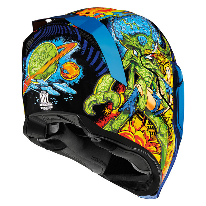 Icon Airflite Helmet - Bugoid Blitz - Blue