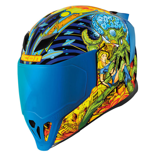 Icon Airflite Helmet - Bugoid Blitz - Blue