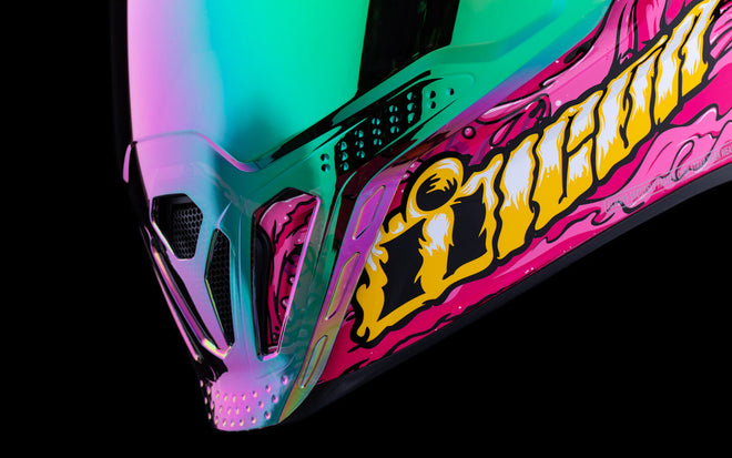 icon airflight pink helmet Icon Airflite Helmet - Snack Attack - MIPS - Pink