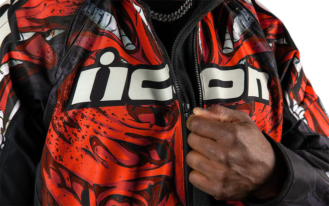 Icon Airform Manik'r Jacket Red Motorsport Freaks1