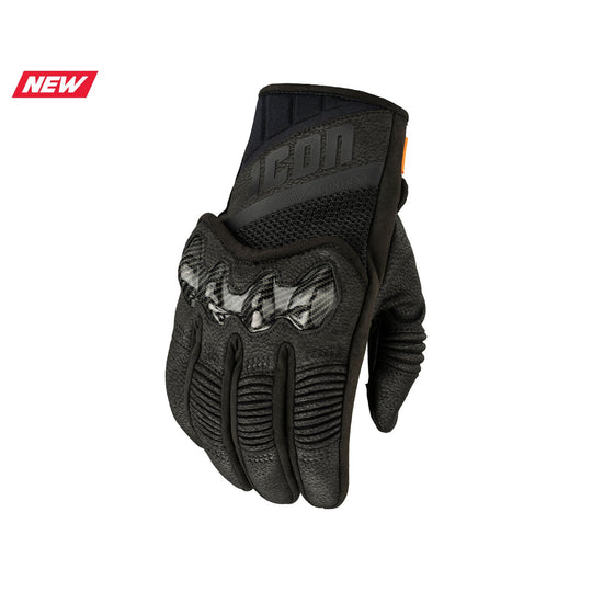 Icon Contra3 Gloves - Black