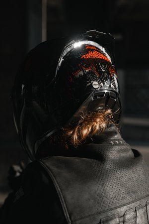 best icon motorcycle helmet ICON Ultraflite Helmet - Misanthrope - MIPS - Black