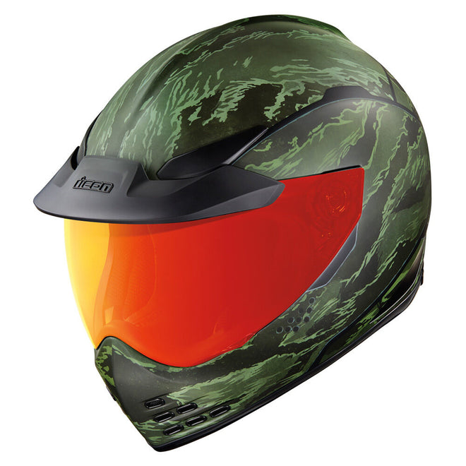 Icon Domain Helmet - Tiger's Blood - Green