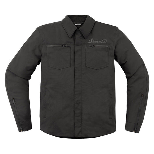 ICON Upstate Canvas CE Jacket - Black