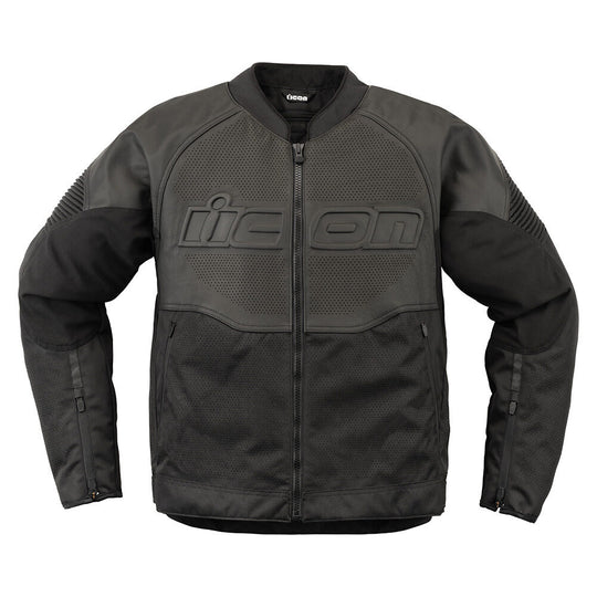 Icon Overlord3 CE Leather Jacket - Black
