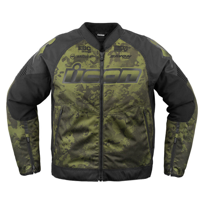 Icon Overlord3 Magnacross Jacket - Green