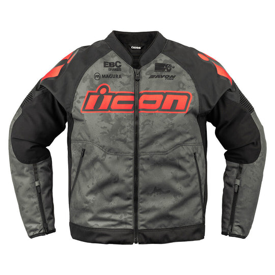 Icon Overlord3 Magnacross Jacket - Gray