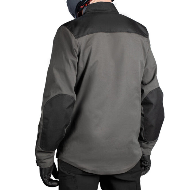 ICON Upstate Canvas CE Jacket - Gray