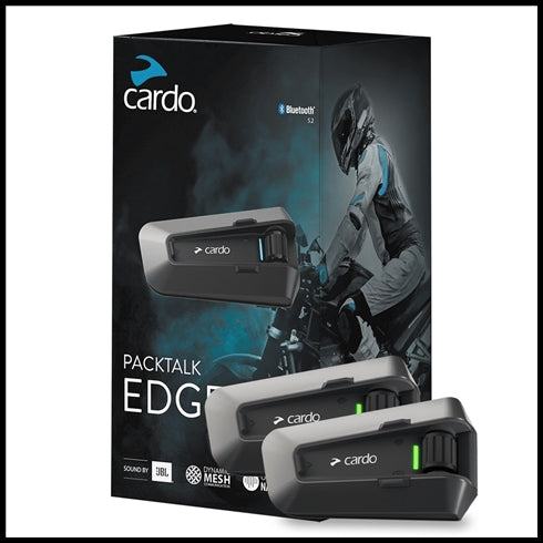 Cardo PackTalk Edge BlueTooth Headset DUO - Double Pack