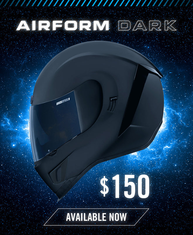 Icon Airform Helmet - Dark - Rubatone