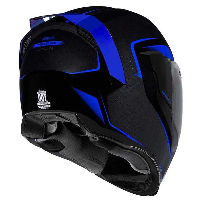 Icon Helmets Icon AirFlite Crosslink Motorcycle Helmet - Blue