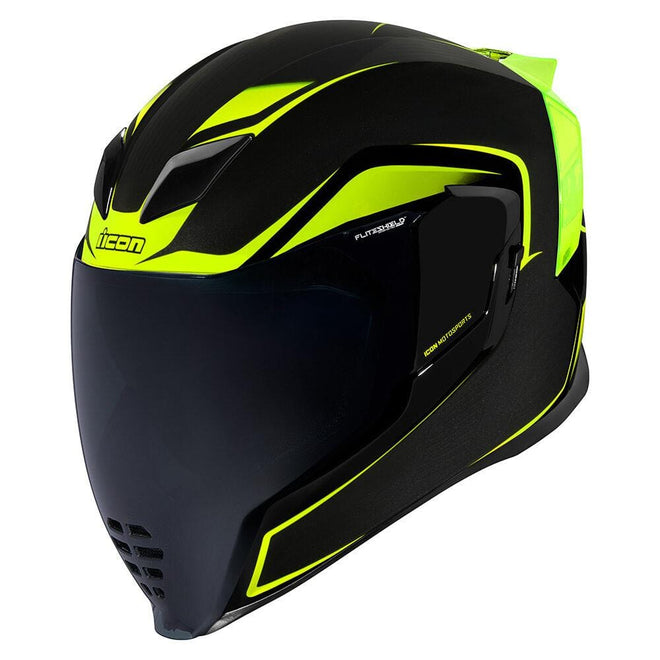 Icon Helmets Icon AirFlite Crosslink Motorcycle Helmet - Hi-Viz