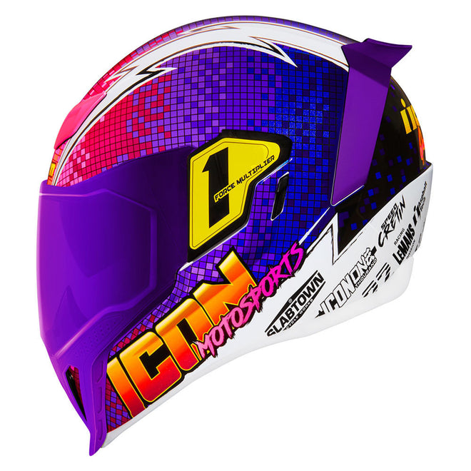 Icon Airflite Helmet - Quarterflash - Purple