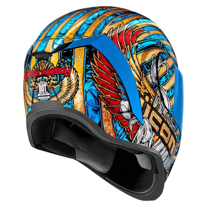 Icon Helmets Icon Airform Pharaoh Gold Motorcycle Helmet