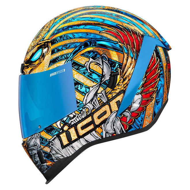 Icon Helmets Icon Airform Pharaoh Gold Motorcycle Helmet