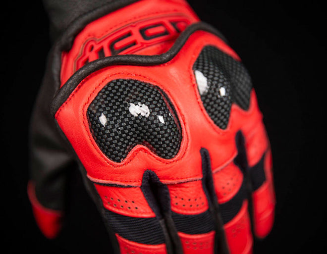 Icon Contra2 Gloves - Red