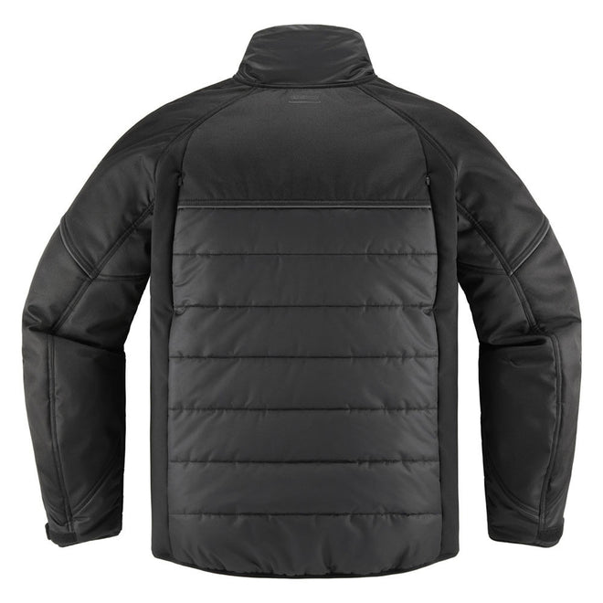 Icon Ghost Puffer Jacket - Black