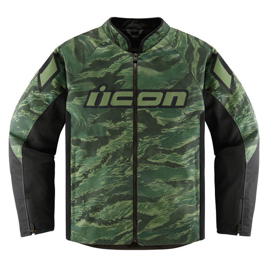 Icon Hooligan CE Tiger's Blood Jacket - Green