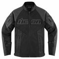 Icon Mesh AF Leather Jacket - Black