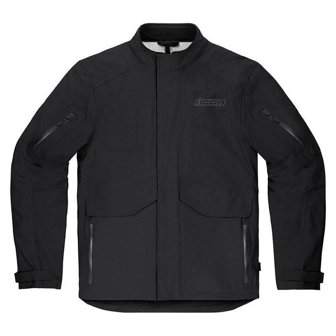 Icon Jackets S / BLACK Icon Stormhawk WP Motorcycle Jacket