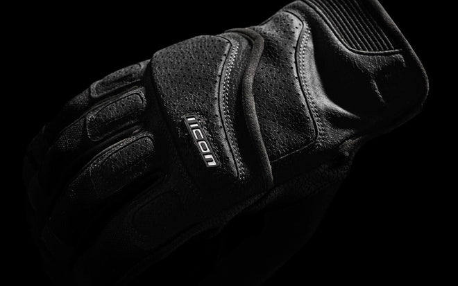 Icon Superduty3 CE Gloves - Black