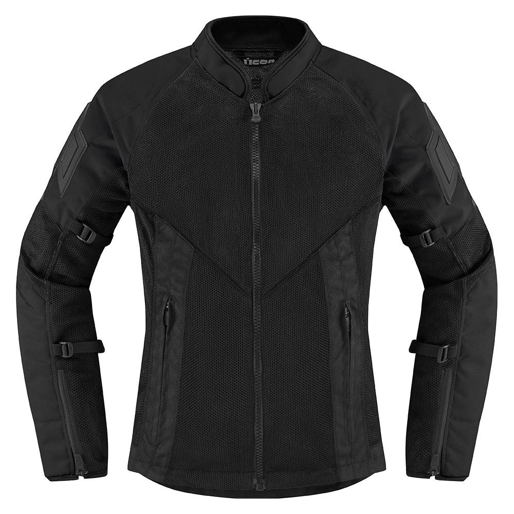 Icon Women's Mesh AF Jacket - Black | Motorsport Freaks